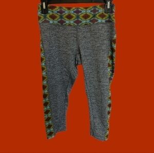 Lullaroe athletic jade capri size XS grey